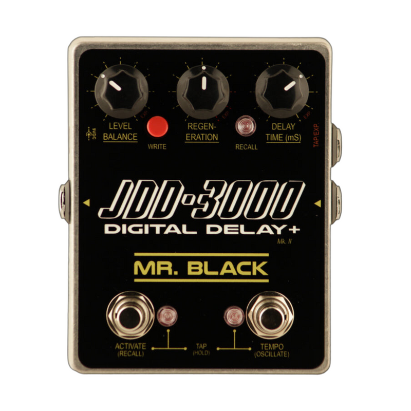 black delay pedal Mr. Black JDD-3000+ Mk. II Digital Delay Effect Pedal