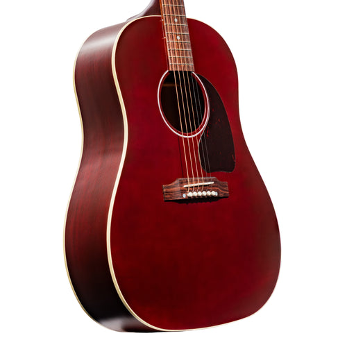 Gibson J-45 Special Acoustic-Electric Guitar, Satin Wine Red