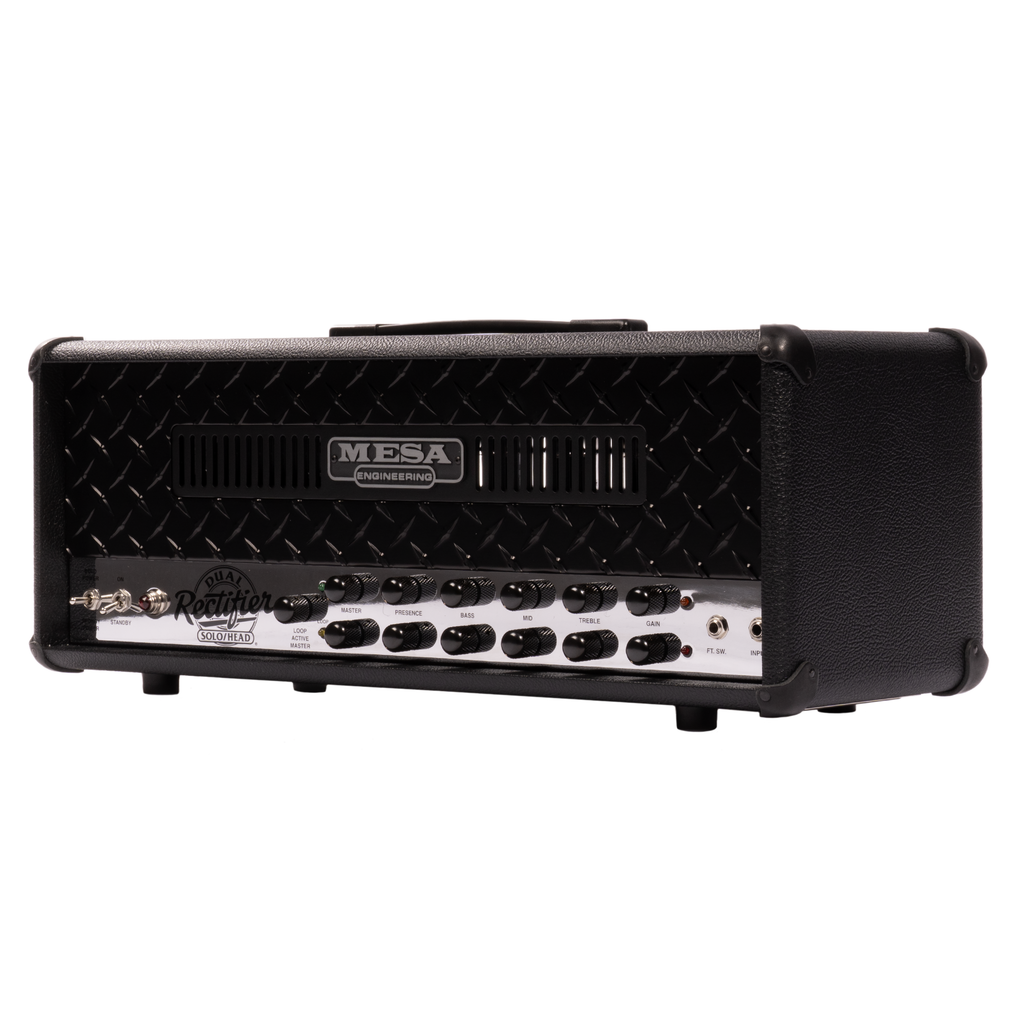 Mesa Boogie 90s Dual Rectifier 2-Channel Guitar Amplifier Head, Black