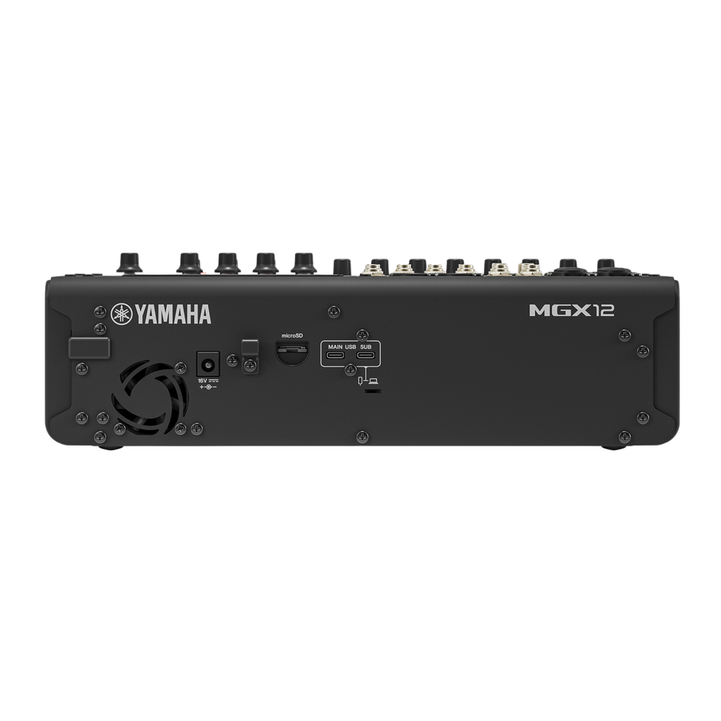 Yamaha MGX12 18-Channel Digital Mixing Console, Black
