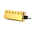 Fralin Mini Humbucker Pickup Set, 4% Overwind Bridge, Stock Neck, Gold Cover