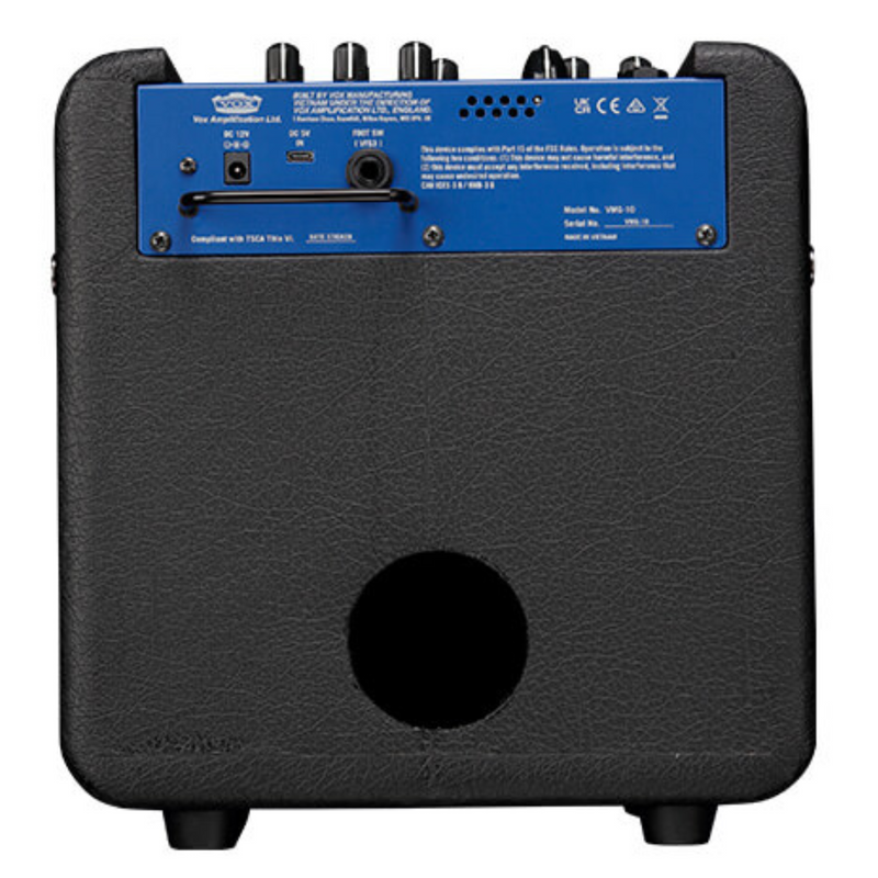 Vox Mini Go 10, 10-Watt Portable Modeling Amplifier, Iron Blue