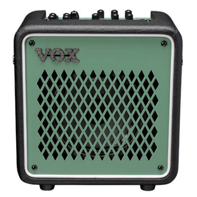 Vox Mini Go 10, 10-Watt Portable Modeling Amplifier, Olive Green