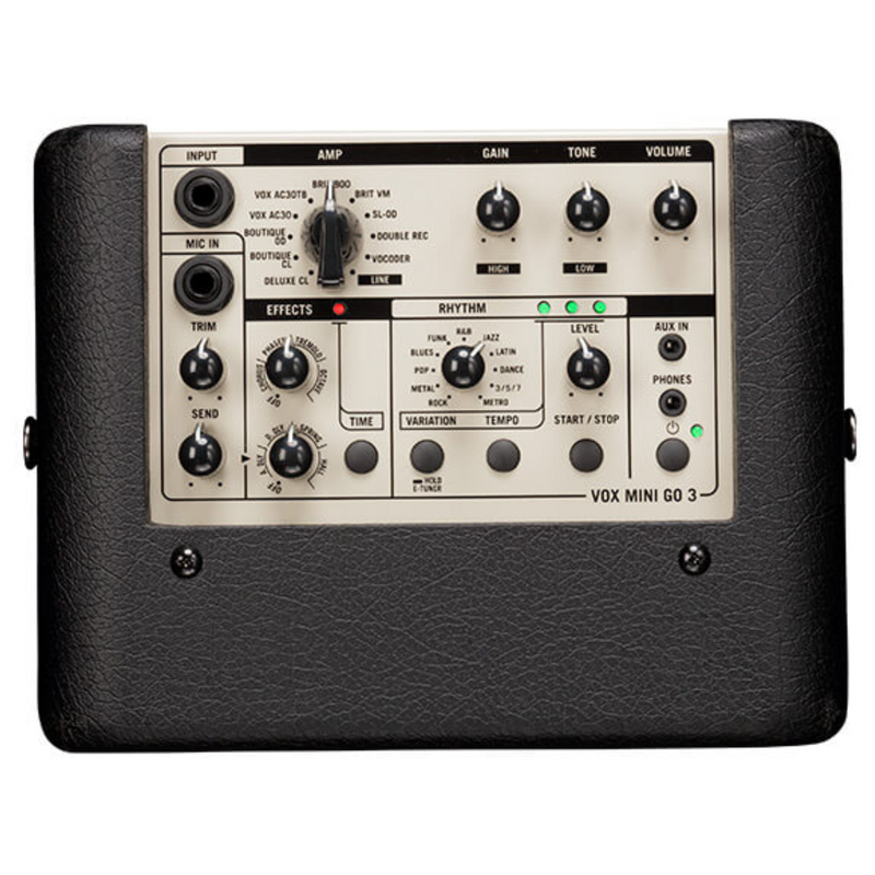 Vox Mini Go 3, 3-Watt Portable Modeling Amplifier, Beige