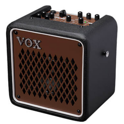 Vox Mini Go 3, 3-Watt Portable Modeling Amplifier, Earth Brown