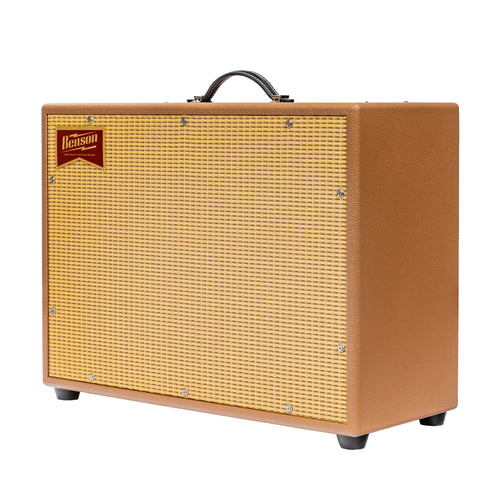 Benson Amps Monarch Reverb+ 1 x 12" Guitar Combo Amplifier, Brown/Wheat
