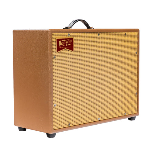 Benson Amps Monarch Reverb+ 1 x 12" Guitar Combo Amplifier, Brown/Wheat