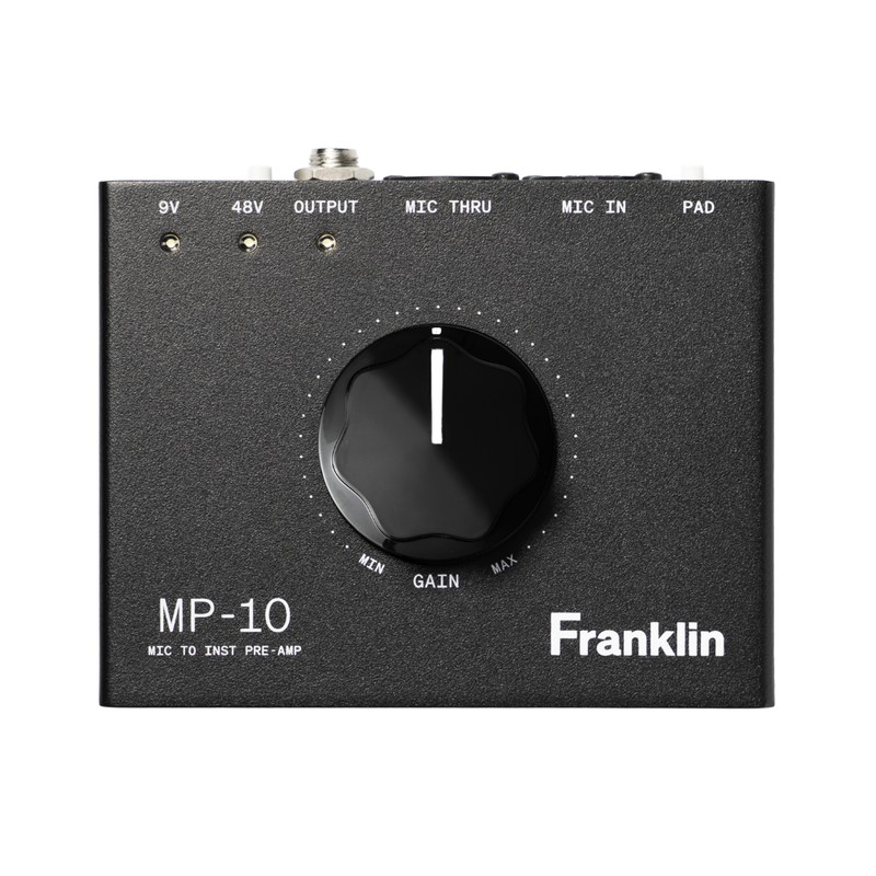 microphone pedal Franklin Audio MP-10 Mic to Instrument Preamp