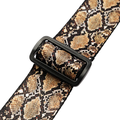 Levys 2" Untamed Animal Print Series Guitar Strap, Snake
