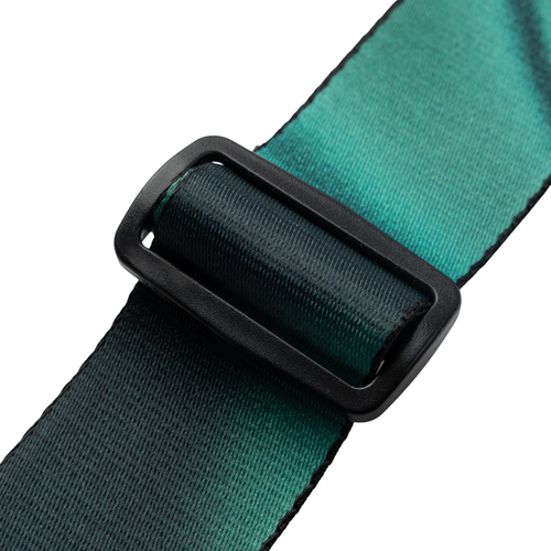 Levys Cyber Gradient Sublimation Guitar Strap, Green/Black