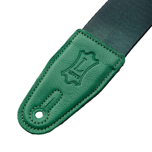 Levys Cyber Gradient Sublimation Guitar Strap, Green/Black