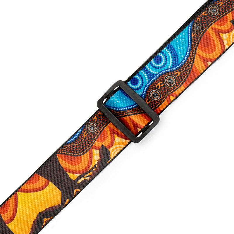 Levys 2" Down Under Series Poly Guitar Strap, Landscape