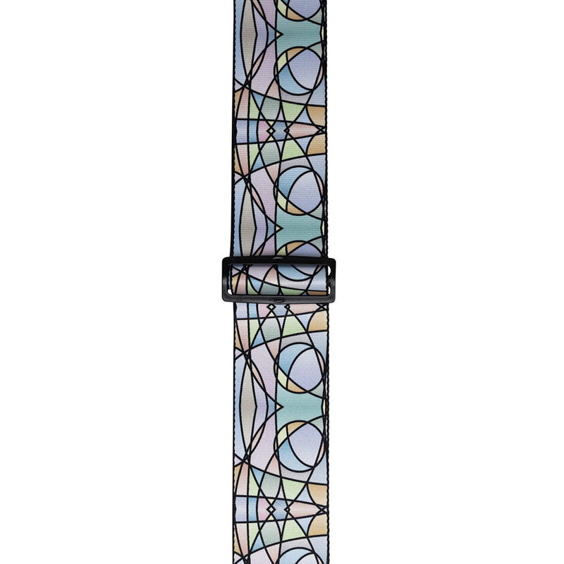 Levys Stained Glass Guitar Strap, Pastel