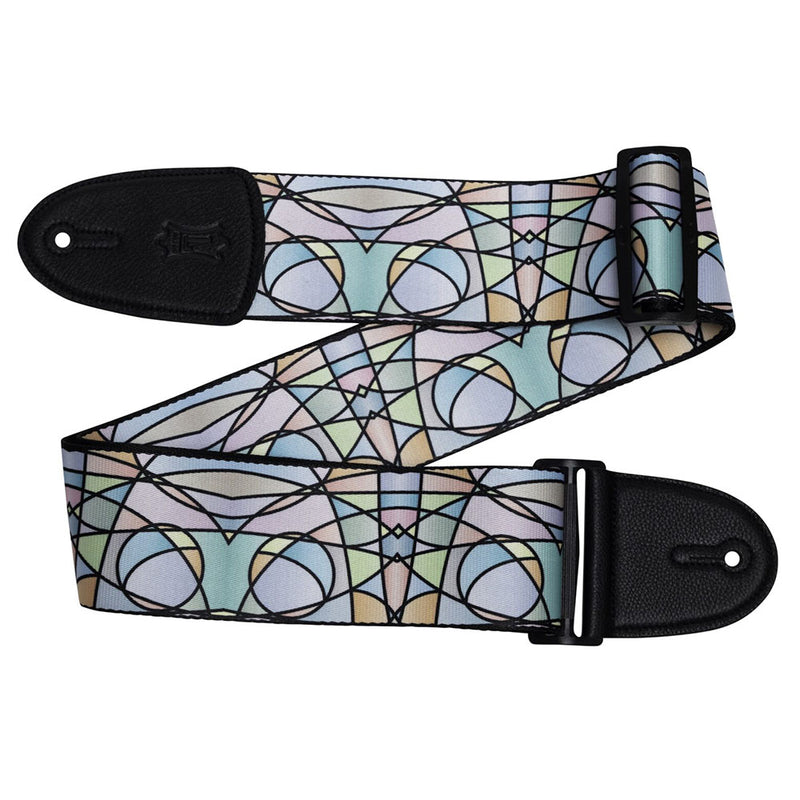 Levys Stained Glass Guitar Strap, Pastel