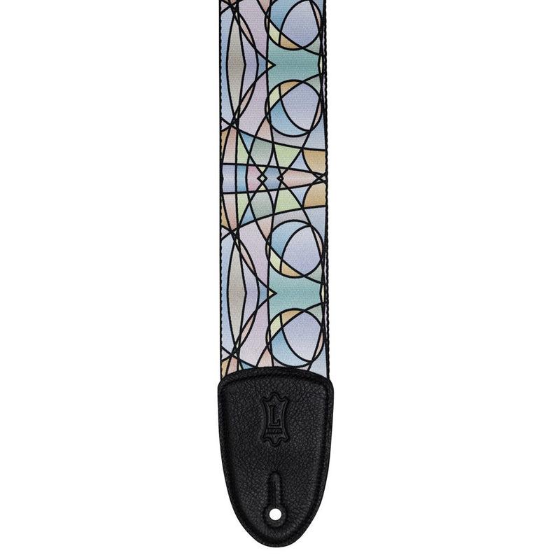 Levys Stained Glass Guitar Strap, Pastel