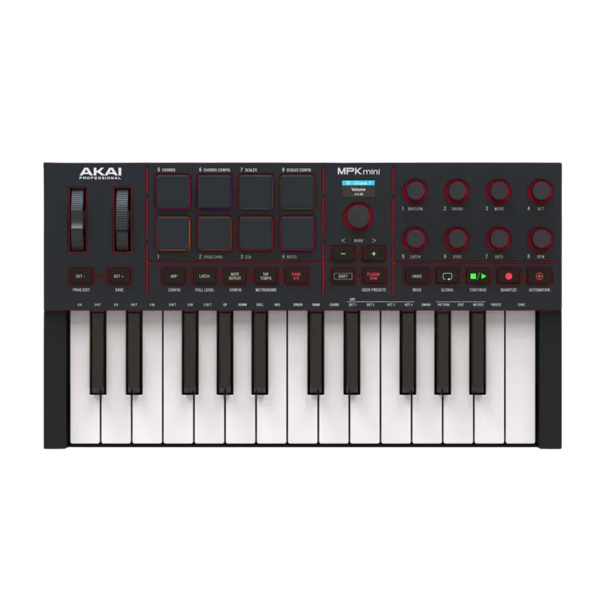 Akai MPK Mini IV 25-Key Compact MIDI Keyboard and Pad Controller