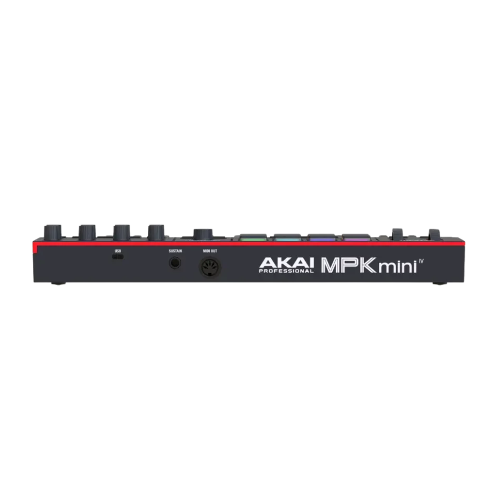 Akai MPK Mini IV 25-Key Compact MIDI Keyboard and Pad Controller Black