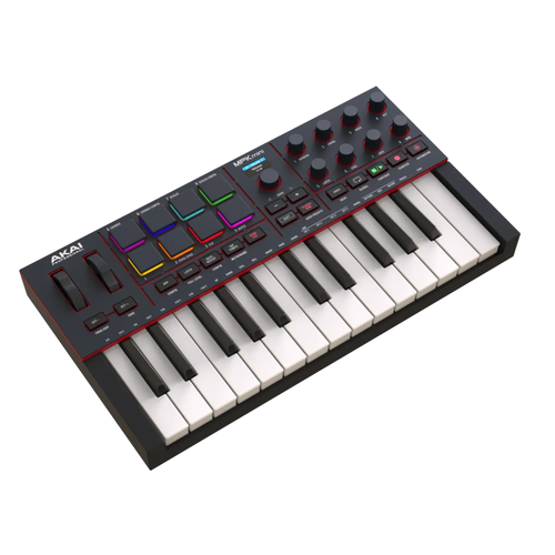 Akai MPK Mini IV 25-Key Compact MIDI Keyboard and Pad Controller Black