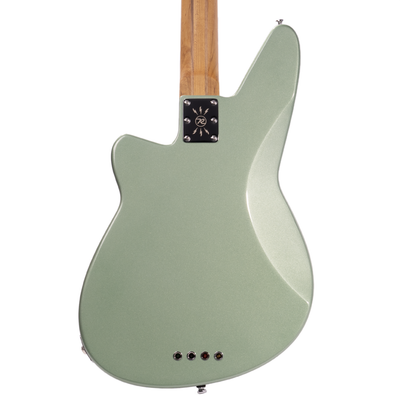 Reverend Mercalli 4 Bass Guitar Roasted Maple Neck/Fingerboard, Metallic Alpine