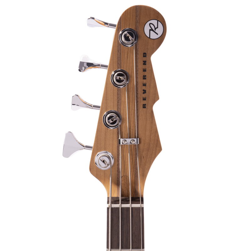 Reverend Mercalli 4 Bass Guitar Roasted Maple Neck/Fingerboard, Metallic Alpine