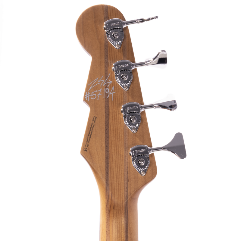 Reverend Mercalli 4 Bass Guitar Roasted Maple Neck/Fingerboard, Metallic Alpine