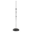 On-Stage Round Base Microphone Stand, Chrome