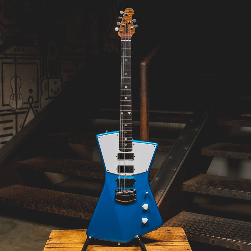 2020 Music Man St. Vincent Signature Electric Guitar, Vincent Blue w/OHSC - Used