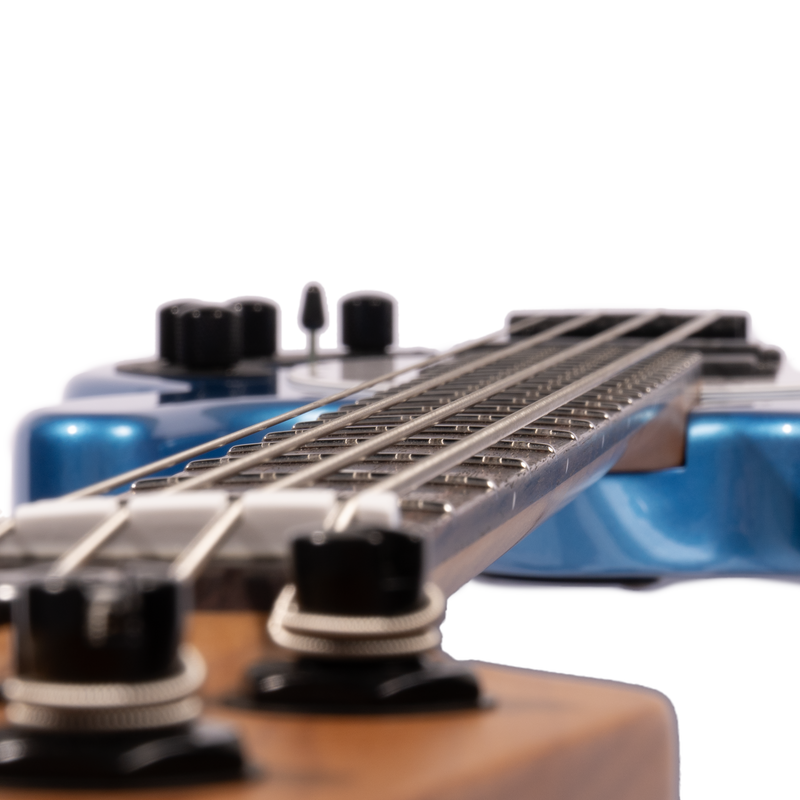 Music Man Stingray Special HH Bass Guitar, Roasted Maple, Rosewood, Speed Blue