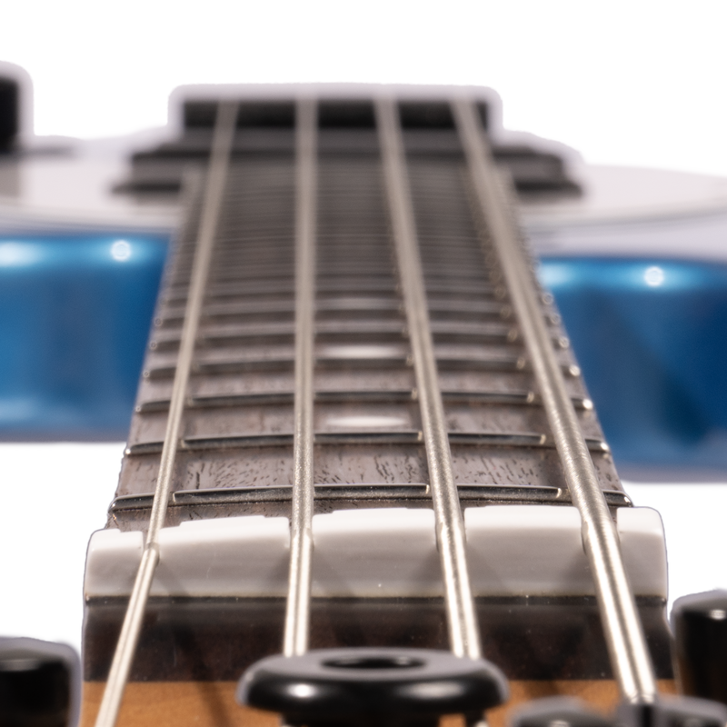 Music Man Stingray Special HH Bass Guitar, Roasted Maple, Rosewood, Speed Blue