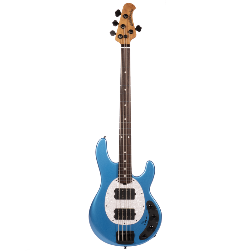 Music Man Stingray Special HH Bass Guitar, Roasted Maple, Rosewood, Speed Blue