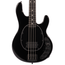 Music Man DarkRay Bass, Ebony, Obsidian Black With Mono Softshell Case