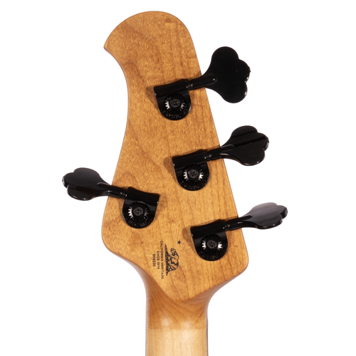 Music Man DarkRay Bass, Ebony, Obsidian Black With Mono Softshell Case