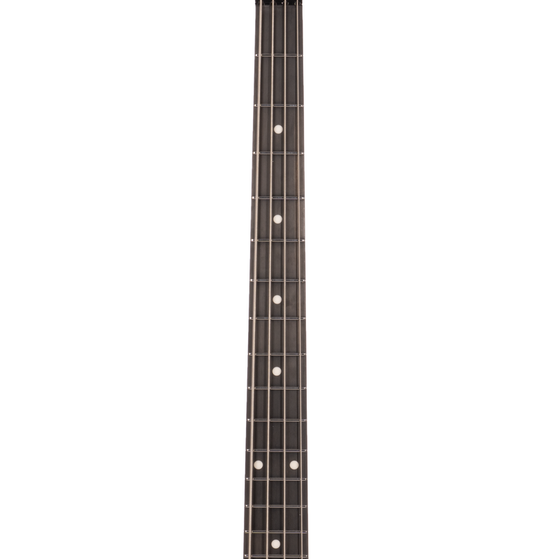 Music Man DarkRay Bass, Ebony, Obsidian Black With Mono Softshell Case