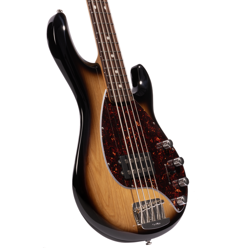 Music Man StingRay Special 5 Electric Bass Guitar, Burnt Ends w/ Mono Bag