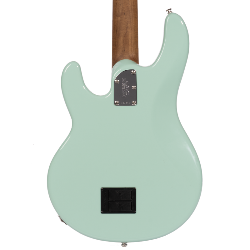 Music Man StingRay Special Electric Bass Guitar, Laguna Green, Matching Headstock, w/ Case