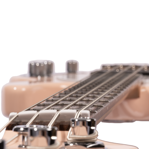 Music Man StingRay Special Electric Bass Guitar, Pueblo Pink, Matching Headstock, w/ Case