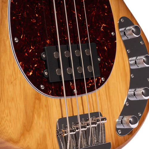 Music Man Stingray Special Bass, Maple Fingerboard, Hot Honey