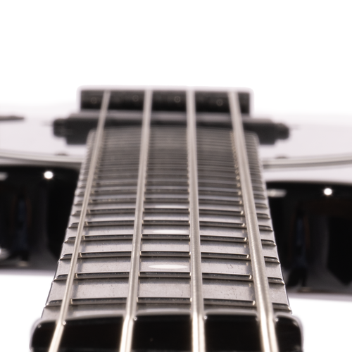 Music Man DarkRay Bass, Ebony, Obsidian Black With Mono Softshell Case