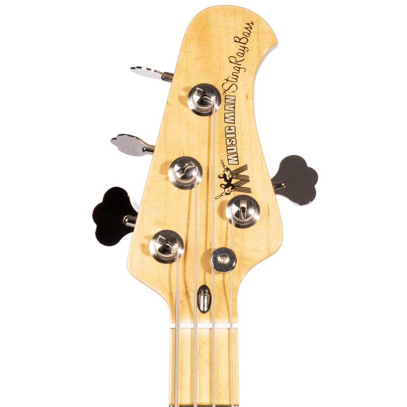 Music Man Retro ‘70s Stingray 4 String Bass Guitar, Black w/Mono Soft Shell Case