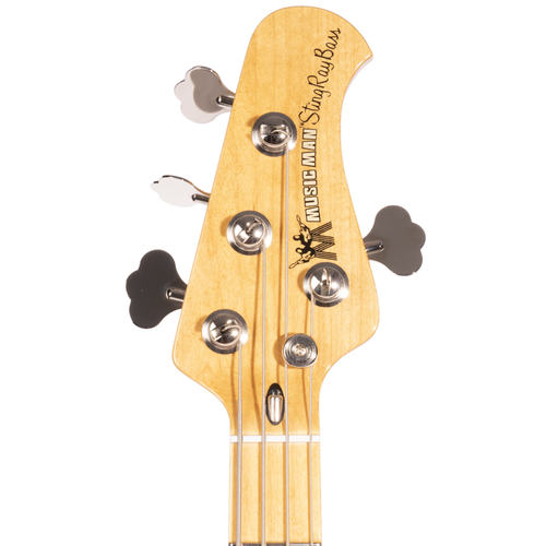 Music Man Retro ‘70s Stingray 4 String Bass Guitar, Sunburst, w/Mono Soft Shell Case