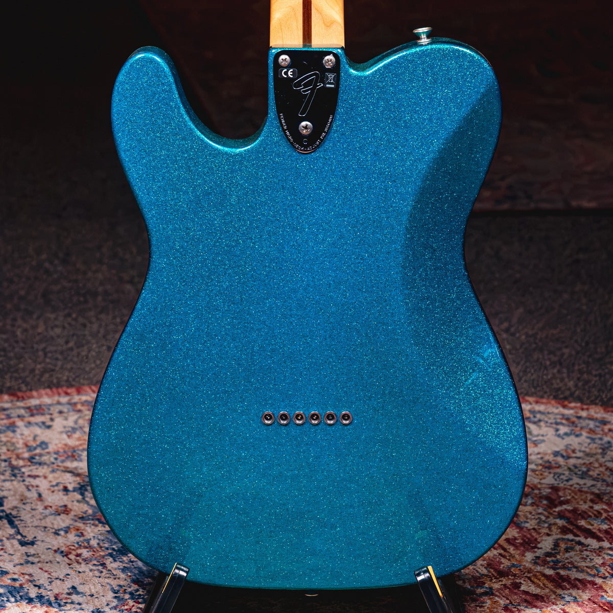 2012 Fender FSR '72 Telecaster Deluxe Electric Guitar, Aqua Flake w/HSC - Used
