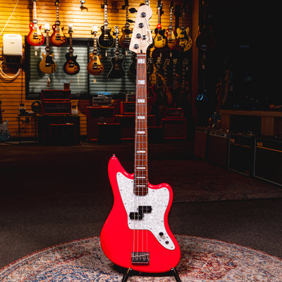 2022 Fender Mark Hoppus HMNIM Signature Jaguar Bass, Hot Pink w/ OGB - Used