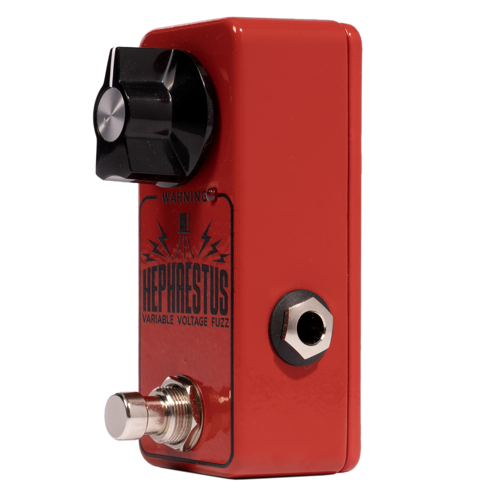 Mythos Hephaestus Variable Voltage Compact Fuzz Effect Pedal Mythos Hephaestus Variable Voltage Compact Fuzz Effect Pedal