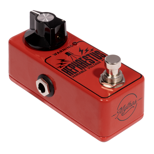 Mythos Hephaestus Variable Voltage Compact Fuzz Effect Pedal Mythos Hephaestus Variable Voltage Compact Fuzz Effect Pedal