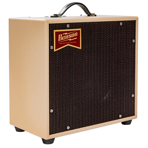 Benson Amps Nathan Junior Reverb Guitar Combo Amplifier, Blonde/Purple