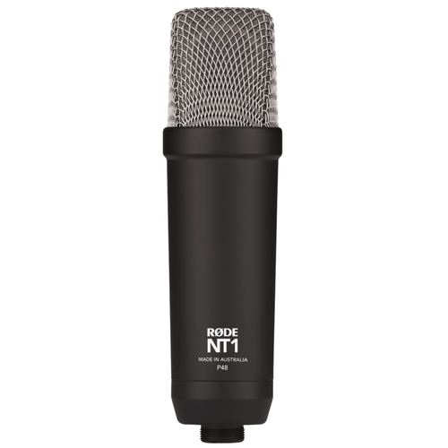 Rode NT1 Studio Series Condenser Microphone w/ Shock Mount & XLR Cable, Black