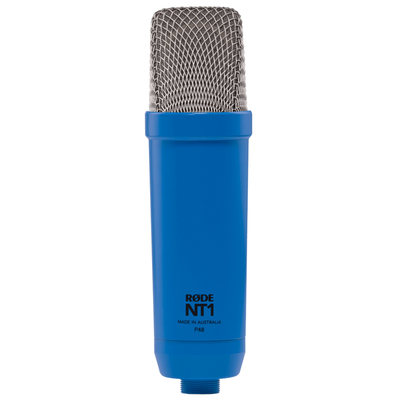 Rode NT1 Studio Series Condenser Microphone w/ Shock Mount & XLR Cable, Cobalt Blue