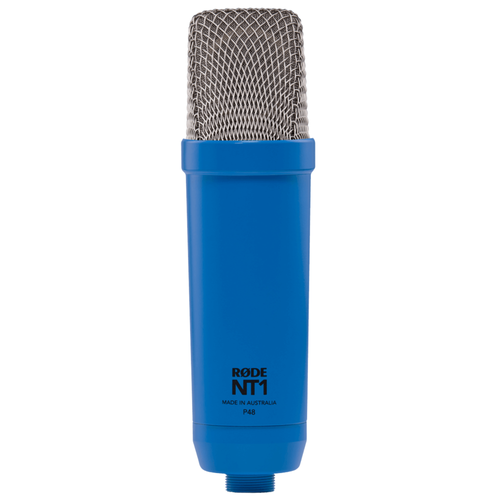 Rode NT1 Studio Series Condenser Microphone w/ Shock Mount & XLR Cable, Cobalt Blue