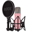 Rode NT1 Studio Series Condenser Microphone w/ Shock Mount & XLR Cable, Pink