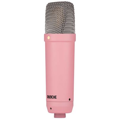Rode NT1 Studio Series Condenser Microphone w/ Shock Mount & XLR Cable, Pink